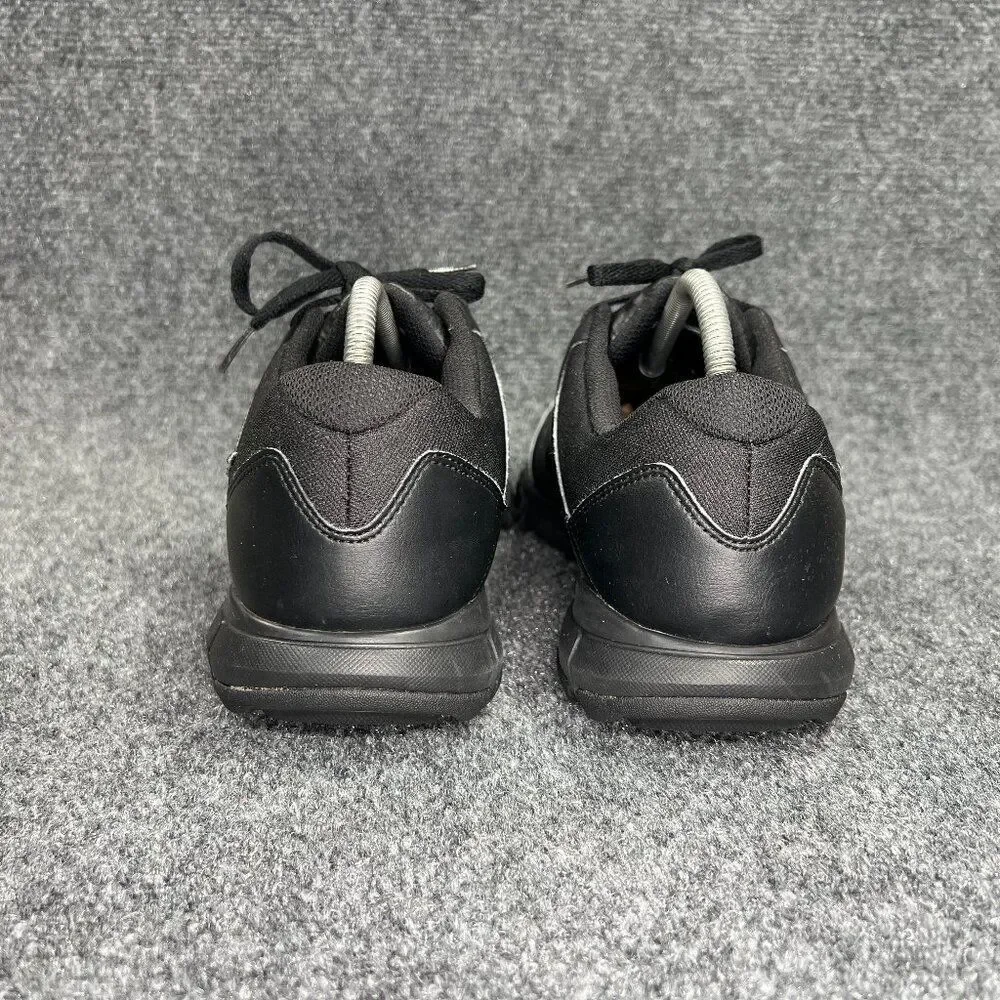 Nike Durasport 4 Golf Shoes Men's Size 11.5‎ Black Leather Athletic Sneakers